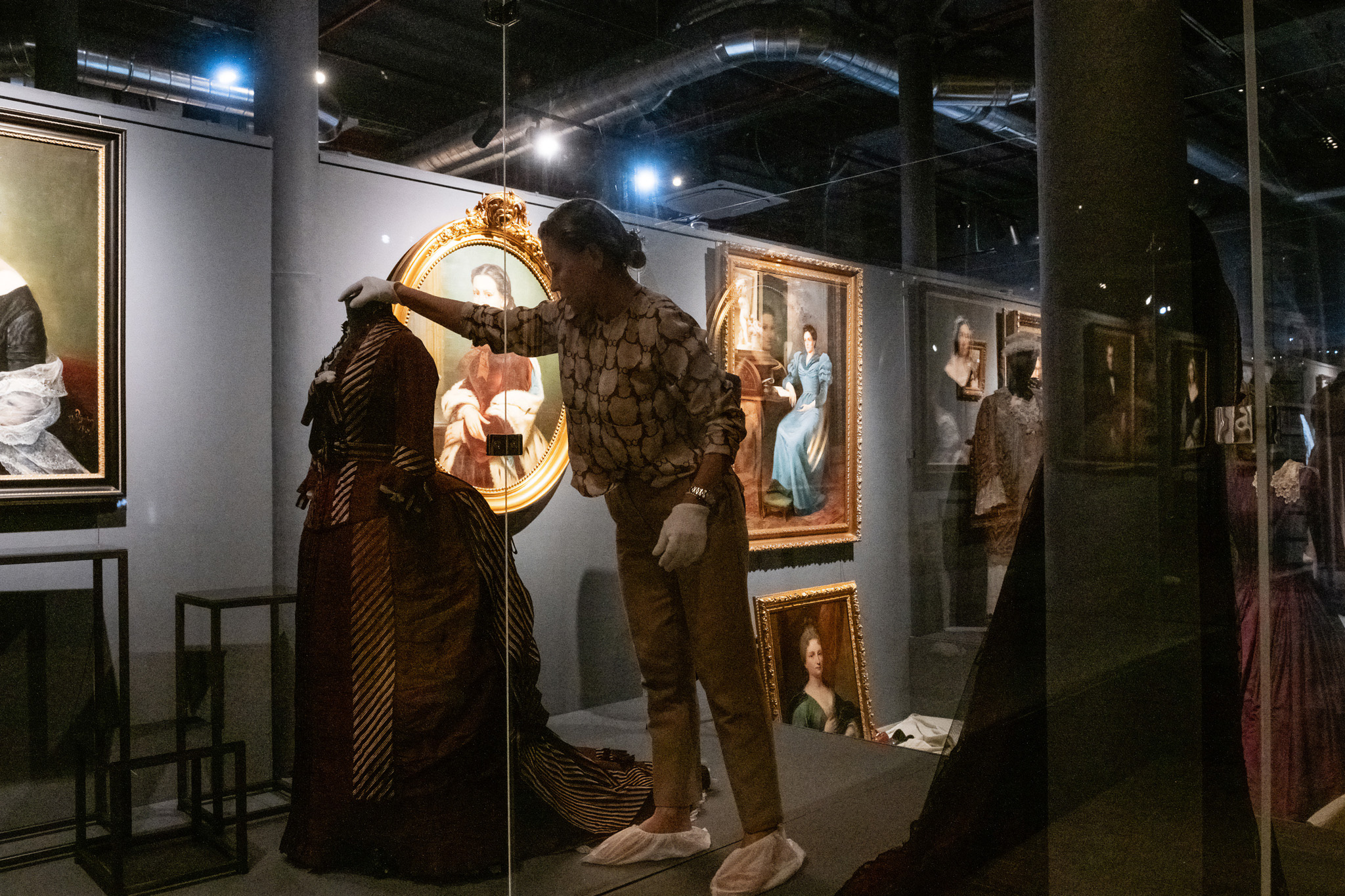 montaje coleccion Victoria Museum Barcelona